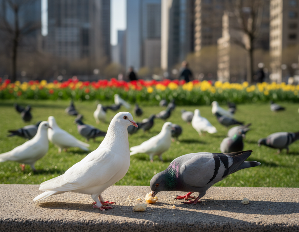 Differences Between Pigeons, Doves, and Similar-Looking Urban Species
