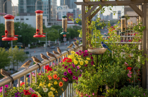 Balcony Adjustments That Help Attract More Urban Birds